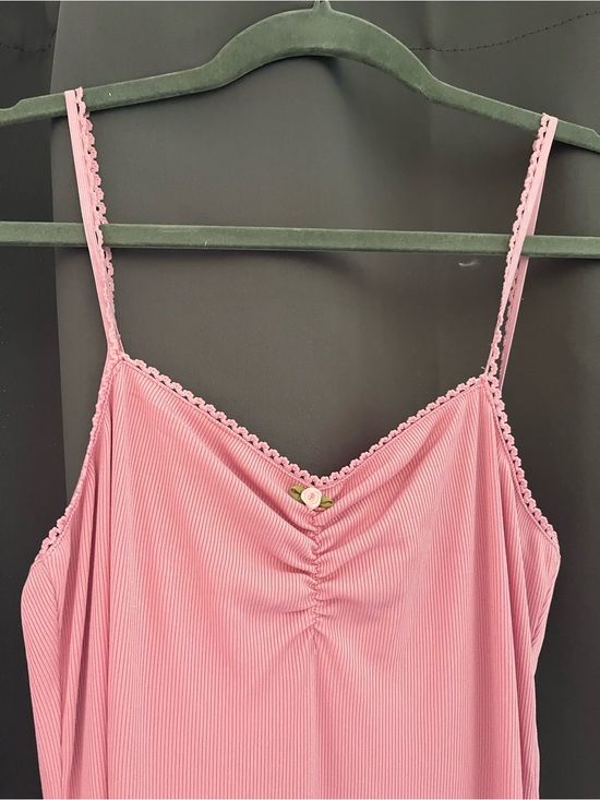 Dresses & Skirts - Pink Ribbed Camisole Slip — Women Intimates & Sleepwear